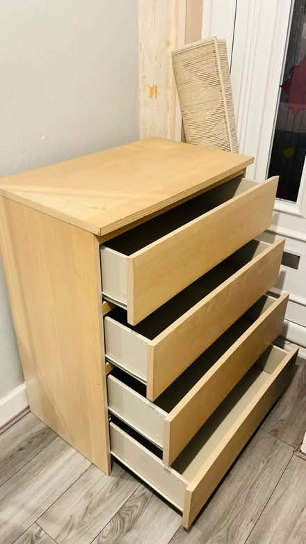 Photo of free Chest drawer & bed front carpet (B23 5PN) #3