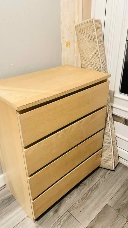 Photo of free Chest drawer & bed front carpet (B23 5PN) #2