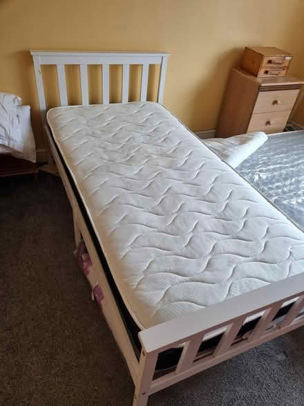Photo of free white single bed (mansfield, NG18) #2