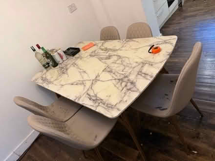 Photo of free Dining Table with 6 Chairs (Ealing TW8) #2