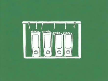 Photo of Hanging files for filing cabinet and crystal tabs (Scale Hall LA1) #1