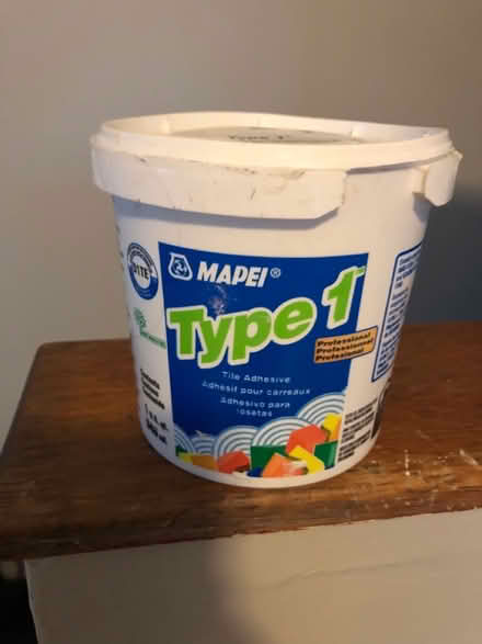 Photo of free Tile adhesive (Leslieville) #1