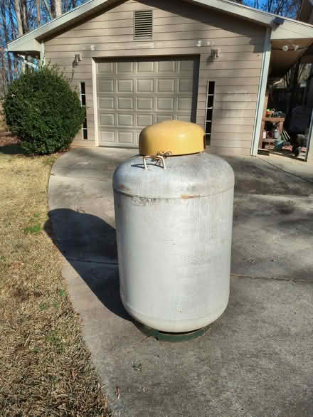 Photo of free 120 Gallon Propane Tank (Mooresville West Brawley Sch.) #3