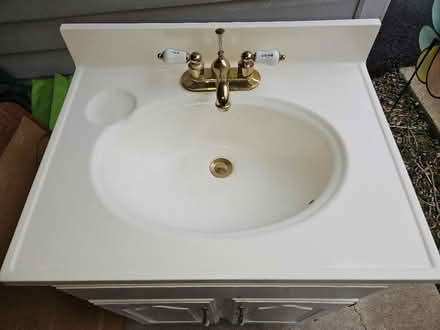 Photo of free White bathroom vanity (Herndon) #1
