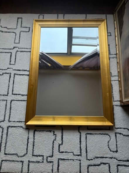 Photo of free Vintage Gold Frame Large Mirror (Rego Park) #1