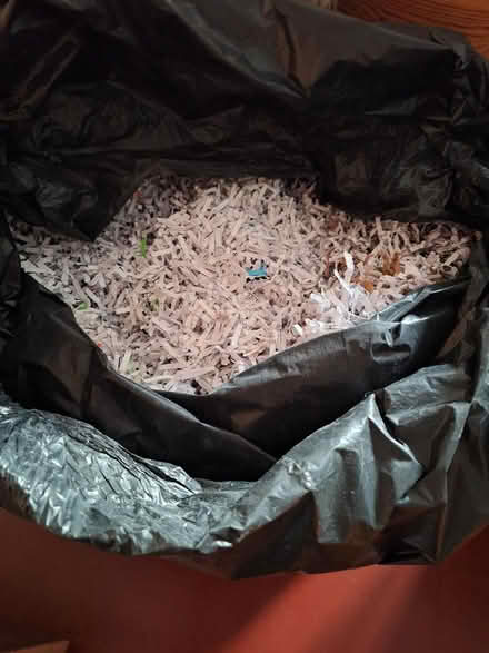 Photo of free shredded paper (ME13) #1