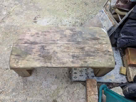 Photo of free Chunky Garden table (Portslade by Sea BN41) #3