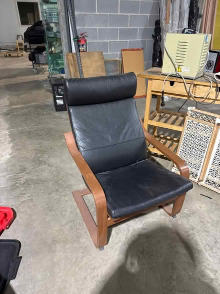 Photo of free Leather arm chair (Washington DC) #1