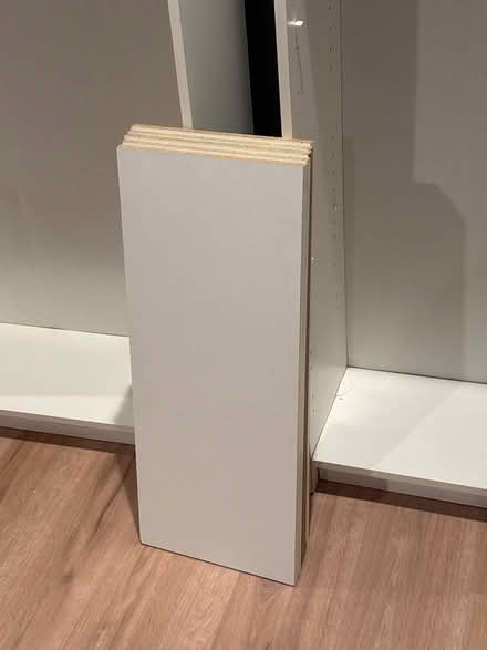 Photo of free Two tall white shelves (McLean, Va) #3