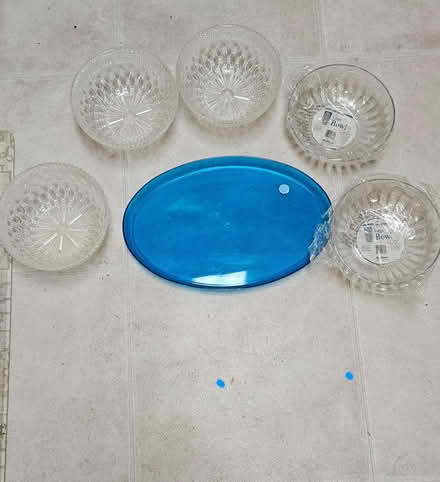 Photo of free Plastic serving bowls/platter (Harmony Hills) #1