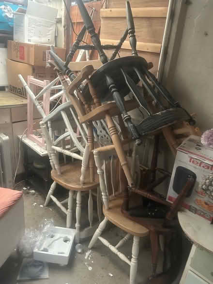 Photo of free 7 wooden chairs (Ruislip) #1