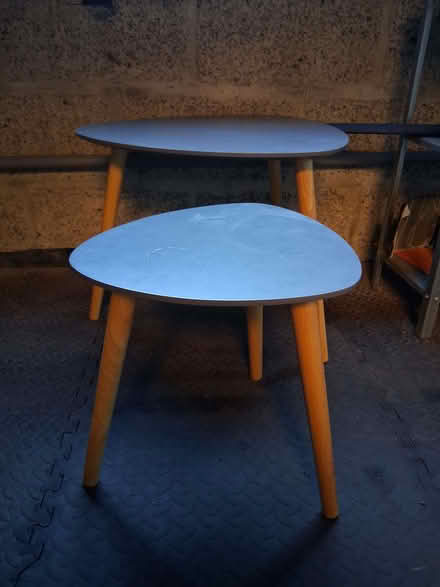 Photo of free Two grey side tables (BT8) #1