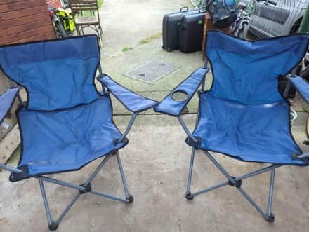 Photo of free 2 folding camping chairs (Alphington) #1