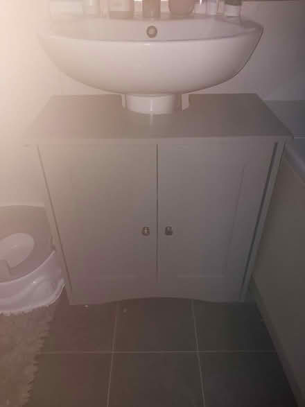 Photo of free Under sink bathroom cabinet (S43 Staveley) #1