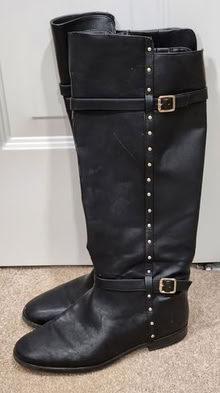 Photo of free Tall Black Boots, Women's Size 6.5 #1