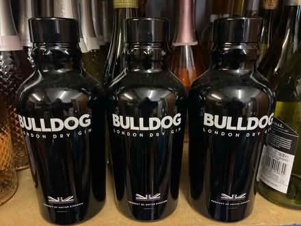 Photo of free 3 empty bulldog gin bottles (Heswall CH60) #1