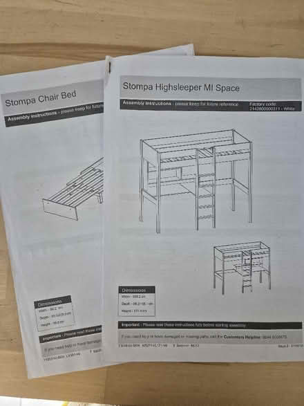 Photo of free Stompa highsleeper and chair bed (Tytherington SK10) #4