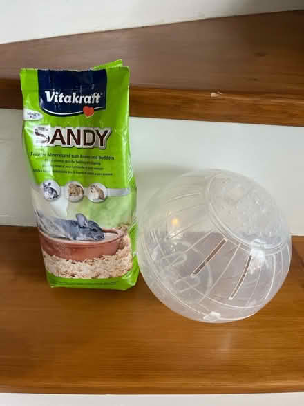 Photo of free Bathing sand and exercise ball (M33 near Sale Grammar School) #1