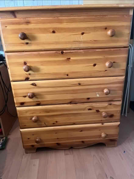 Photo of free Pine Chest Of Drawers (West Bromwich B71) #1