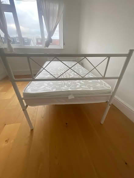 Photo of free 2 single metal beds (NW2) #3