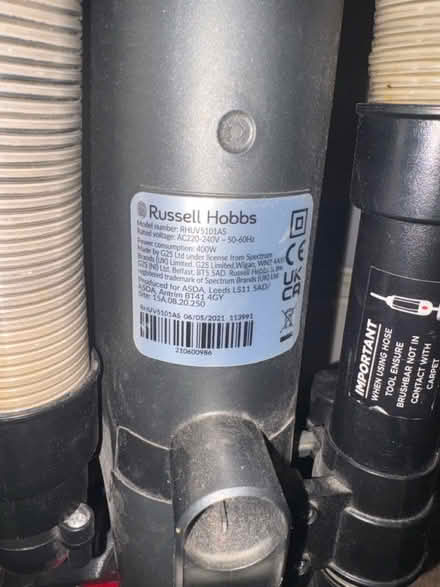 Photo of free Russel Hobbs plug in vacuum (Hp6 6bt) #2