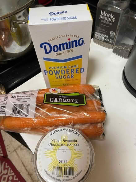 Photo of free Carrot, Confectioner Sugar, Pudding (Harlem) #1