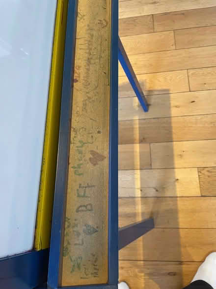 Photo of free Child’s easel , 2 in 1 white board + blackboard (Shelton SY3) #3