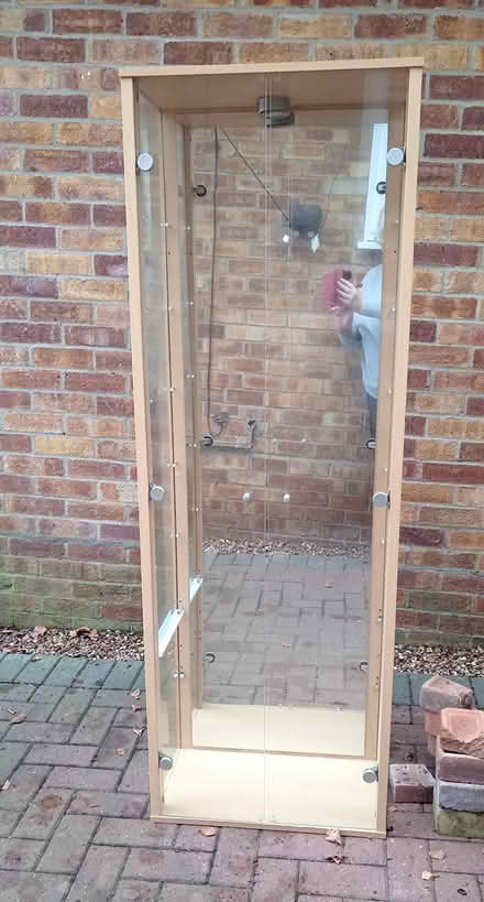 Photo of free tall glass display cabinet (Brandon IP27) #3