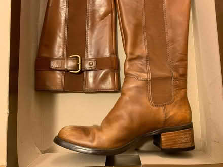 Photo of free Leather Boots Size 5.5 Brwn Stretch (Ponderosa Park Area) #3