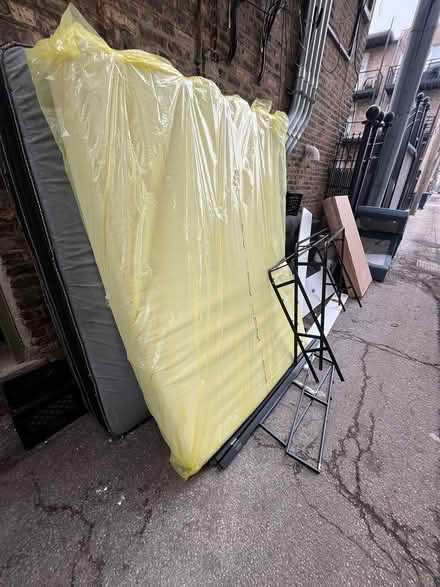 Photo of free Memory Foam Mattress / Box Spring (Behind 5051 N Kenmore Ave) #1