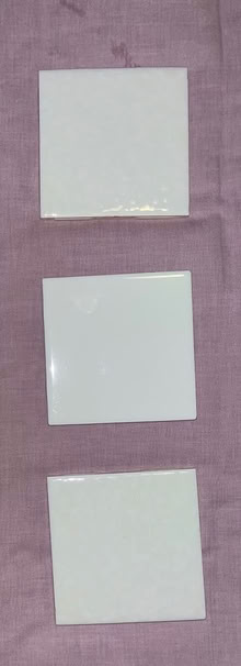 Photo of free 3 white ceramic tiles (Adams Morgan) #1