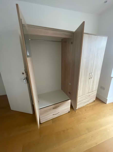 Photo of free Wood Wardrobe with 2 drawers (NW2) #3