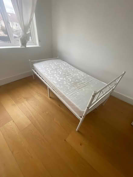 Photo of free 2 single metal beds (NW2) #1
