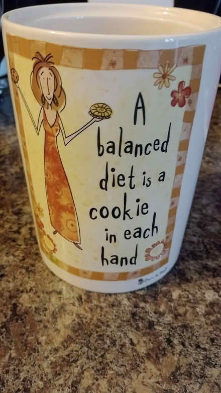 Photo of free Born to Shop canister - NO lid (Dogsthorpe) #2