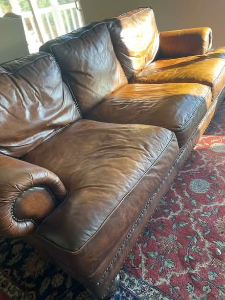 Photo of free Premium Bernhardt Leather Couch (Morgan Hill West Side.) #2