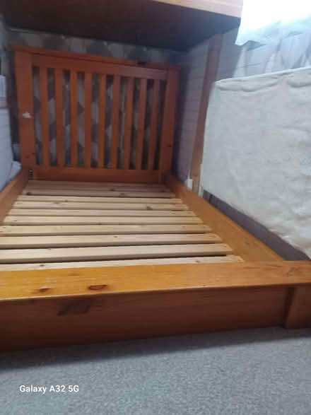 Photo of free Solid wood Toddler bed & mattress (Orpington BR5) #3