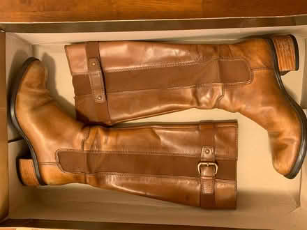Photo of free Leather Boots Size 5.5 Brwn Stretch (Ponderosa Park Area) #2