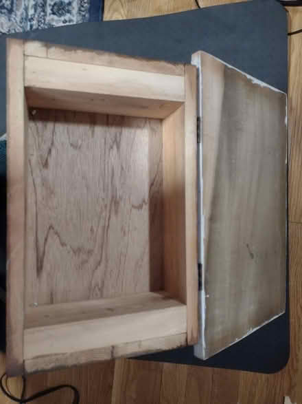 Photo of free Wood footrest with storage (East Arlington) #2