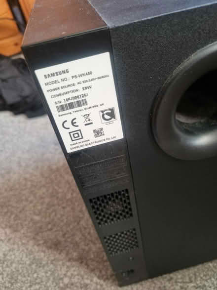 Photo of free Samsung sub woofer (Milton PO4) #3