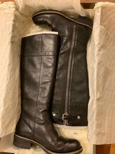 Photo of free Leather Boots Size 5.5 Black Decor (Ponderosa Park Area) #2