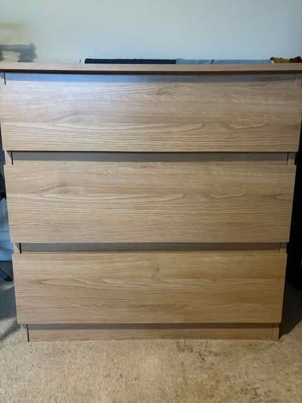 Photo of free Ikea malm 3 drawer beech (Hp6 6bt) #1