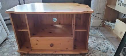 Photo of free Pine television cabinet (Scale Hall LA1) #1