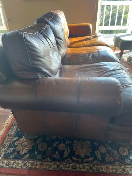 Photo of free Premium Bernhardt Leather Couch (Morgan Hill West Side.) #4