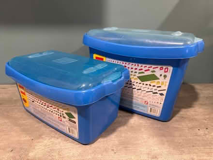 Photo of free 2 empty Lego containers (Britannia) #1