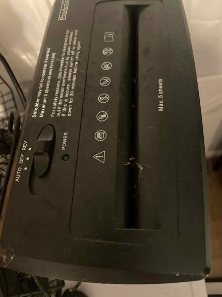 Photo of free Paper shredder (Garston WD25) #2