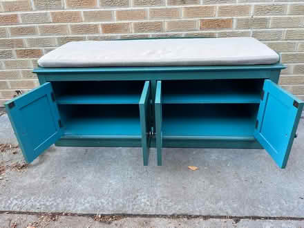Photo of free Handsome Bench & Shoe Storage (Montclair/Mayfair (E Denver)) #3
