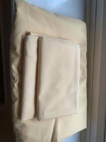Photo of free Double flat sheet and two pillowcases (Pirbright GU24) #1