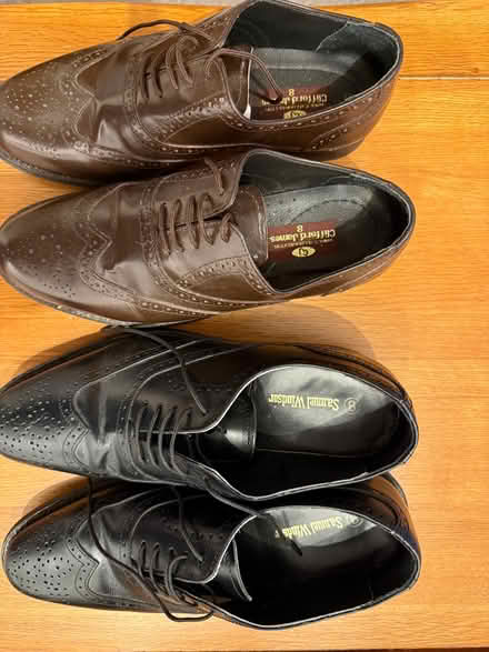 Photo of free Size 8 (UK), Continental 42, leather upper & soled Brogues, (Portobello EH15) #1