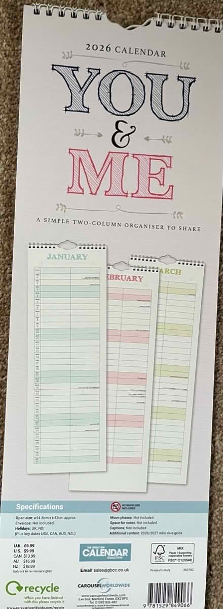 Photo of free 2026 calendar (Bath (Bear Flat)) #2