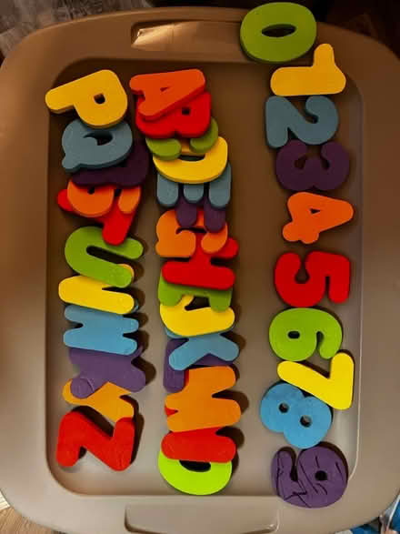 Photo of free Toddler Foam Numbers and Letters (Falls Church) #1